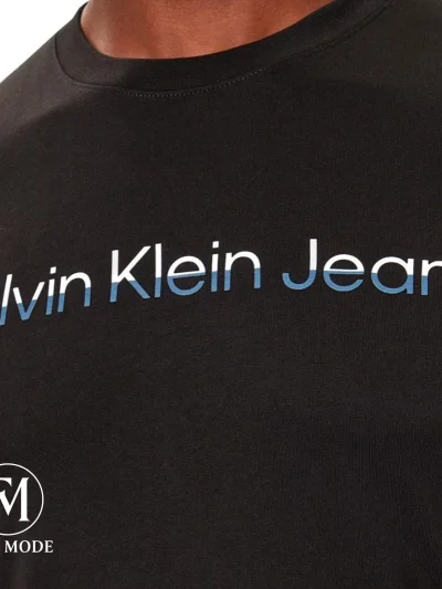 تیشرت لوگودار مشکی مردانه Calvin Klein